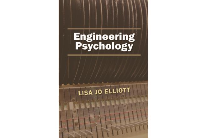 Cover of the "Engineering Psychology" textbook showing mechanical details of a juke box.